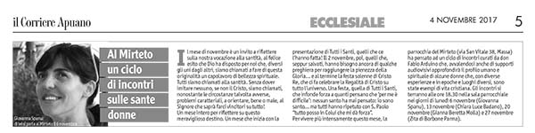 Articolo 4 novembre 2017