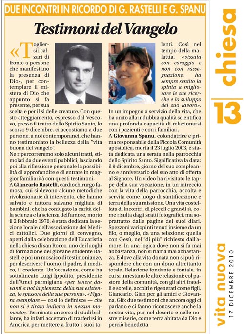 Vita Nuova 17 Dicembre 2010